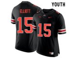 2016 Youth Ohio State Buckeyes Ezekiel Elliott #15 College Football Limited Jersey - Blackout