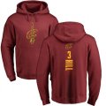 Cleveland Cavaliers #3 George Hill Maroon Backer Pullover Hoodie