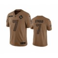 Houston Texans #7 C.J. Stroud 2023 Brown Salute To Service Limited Football Stitched Jersey