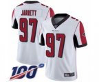 Atlanta Falcons #97 Grady Jarrett White Vapor Untouchable Limited Player 100th Season Football Jersey