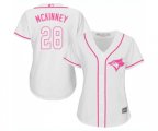 Women's Toronto Blue Jays #28 Billy McKinney Authentic White Fashion Cool Base Baseball Jersey