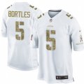 Jacksonville Jaguars #5 Blake Bortles Limited White Salute to Service NFL Jersey