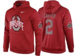 NCAA Ohio State Buckeyes #2 Cris Carter Red Playoff Bound Vital College Football Pullover Hoodie