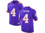 2016 Clemson Tigers DeShaun Watson #4 College Football Limited Jersey - Purple