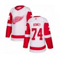 Detroit Red Wings #74 Madison Bowey Authentic White Away Hockey Jersey