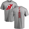 New Jersey Devils #2 John Moore Ash Backer T-Shirt