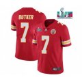 Kansas City Chiefs #7 Harrison Butker Red Super Bowl LVII Patch Vapor Untouchable Limited Stitched Jersey