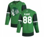 Chicago Blackhawks #88 Patrick Kane 2020 St. Patrick's Day Stitched Hockey Jersey Green