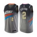Oklahoma City Thunder #2 Shai Gilgeous-Alexander Swingman Gray Basketball Jersey - City Edition