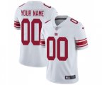New York Giants Customized White Vapor Untouchable Limited Player Football Jersey