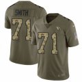 Arizona Cardinals #71 Andre Smith Limited Olive Camo 2017 Salute to Service NFL Jersey
