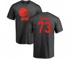 Cleveland Browns #73 Joe Thomas Ash One Color T-Shirt