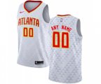 Atlanta Hawks Customized Authentic White Basketball Jersey - Association Edition