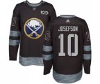 Adidas Buffalo Sabres #10 Jacob Josefson Authentic Black 1917-2017 100th Anniversary NHL Jersey