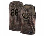 Milwaukee Bucks #26 Kyle Korver Swingman Camo Realtree Collection Basketball Jersey