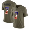 Tennessee Titans #7 Blaine Gabbert Limited Olive USA Flag 2017 Salute to Service NFL Jersey