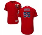 Minnesota Twins Taylor Rogers Authentic Scarlet Alternate Flex Base Authentic Collection Baseball Player Jersey