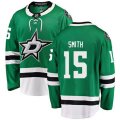 Dallas Stars #15 Bobby Smith Fanatics Branded Green Home Breakaway NHL Jersey