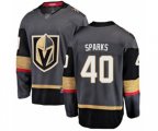 Vegas Golden Knights #40 Garret Sparks Authentic Black Home Fanatics Branded Breakaway Hockey Jersey