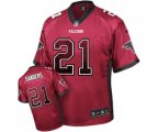 Atlanta Falcons #21 Deion Sanders Elite Red Drift Fashion Football Jersey