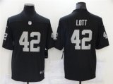 Las Vegas Raiders Retired Player #42 Ronnie Lott Nike Black Vapor Limited Jersey