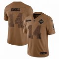 Buffalo Bills #14 Stefon Diggs Nike Brown 2023 Salute To Service Limited Jersey