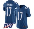 Indianapolis Colts #17 Devin Funchess Royal Blue Team Color Vapor Untouchable Limited Player 100th Season Football Jersey