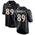 Baltimore Ravens Retired Player #89 Gino Marchetti Nike Black Vapor Limited Player Jersey