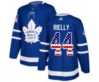Toronto Maple Leafs #44 Morgan Rielly Authentic Royal Blue USA Flag Fashion NHL Jersey