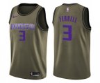 Sacramento Kings #3 Yogi Ferrell Swingman Green Salute to Service Basketball Jersey