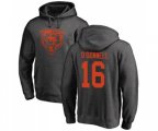 Chicago Bears #16 Pat O'Donnell Ash One Color Pullover Hoodie