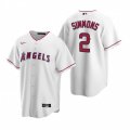 Nike Los Angeles Angels #2 Andrelton Simmons White Home Stitched Baseball Jersey