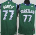 Dallas Mavericks #77 Luka Doncic Nike Green Swingman Player Jersey