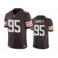 Cleveland Browns #95 Myles Garrett Brown 2023 F.U.S.E. Vapor Untouchable Limited Stitched Jersey