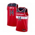 Washington Wizards #14 Ish Smith Swingman Red Basketball Jersey - Icon Edition