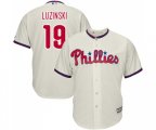 Philadelphia Phillies #19 Greg Luzinski Replica Cream Alternate Cool Base Baseball Jersey