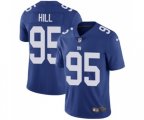 New York Giants #95 B.J. Hill Royal Blue Team Color Vapor Untouchable Limited Player Football Jersey