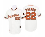 1970 Baltimore Orioles #22 Jim Palmer Authentic White Throwback Baseball Jersey