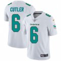 Miami Dolphins #6 Jay Cutler White Vapor Untouchable Limited Player NFL Jersey