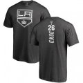 Los Angeles Kings #26 Nic Dowd Charcoal One Color Backer T-Shirt