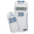 Denver Nuggets #20 Tyler Lydon Authentic White Home NBA Jersey