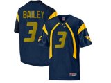 West Virginia Mountaineers Stedman Bailey #3 College Football Mesh Jersey - Navy Blue