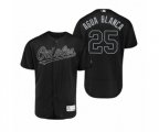Orioles Anthony Santander Agua Blanca Black 2019 Players' Weekend Authentic Jersey