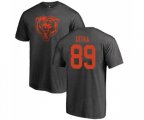 Chicago Bears #89 Mike Ditka Ash One Color T-Shirt