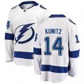 Tampa Bay Lightning #14 Chris Kunitz Fanatics Branded White Away Breakaway NHL Jersey