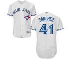 Toronto Blue Jays #41 aaron sanchez Majestic White Flexbase Authentic Collection Player Jersey