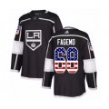 Los Angeles Kings #68 Samuel Fagemo Authentic Black USA Flag Fashion Hockey Jersey