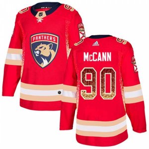 Florida Panthers #90 Jared McCann Authentic Red Drift Fashion NHL Jersey
