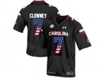 2016 US Flag Fashion-Men's South Carolina Gamecocks Jadeveon Clowney #7 College Football Jersey - Black