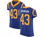 Los Angeles Rams #43 John Johnson Royal Blue Alternate Vapor Untouchable Elite Player Football Jersey